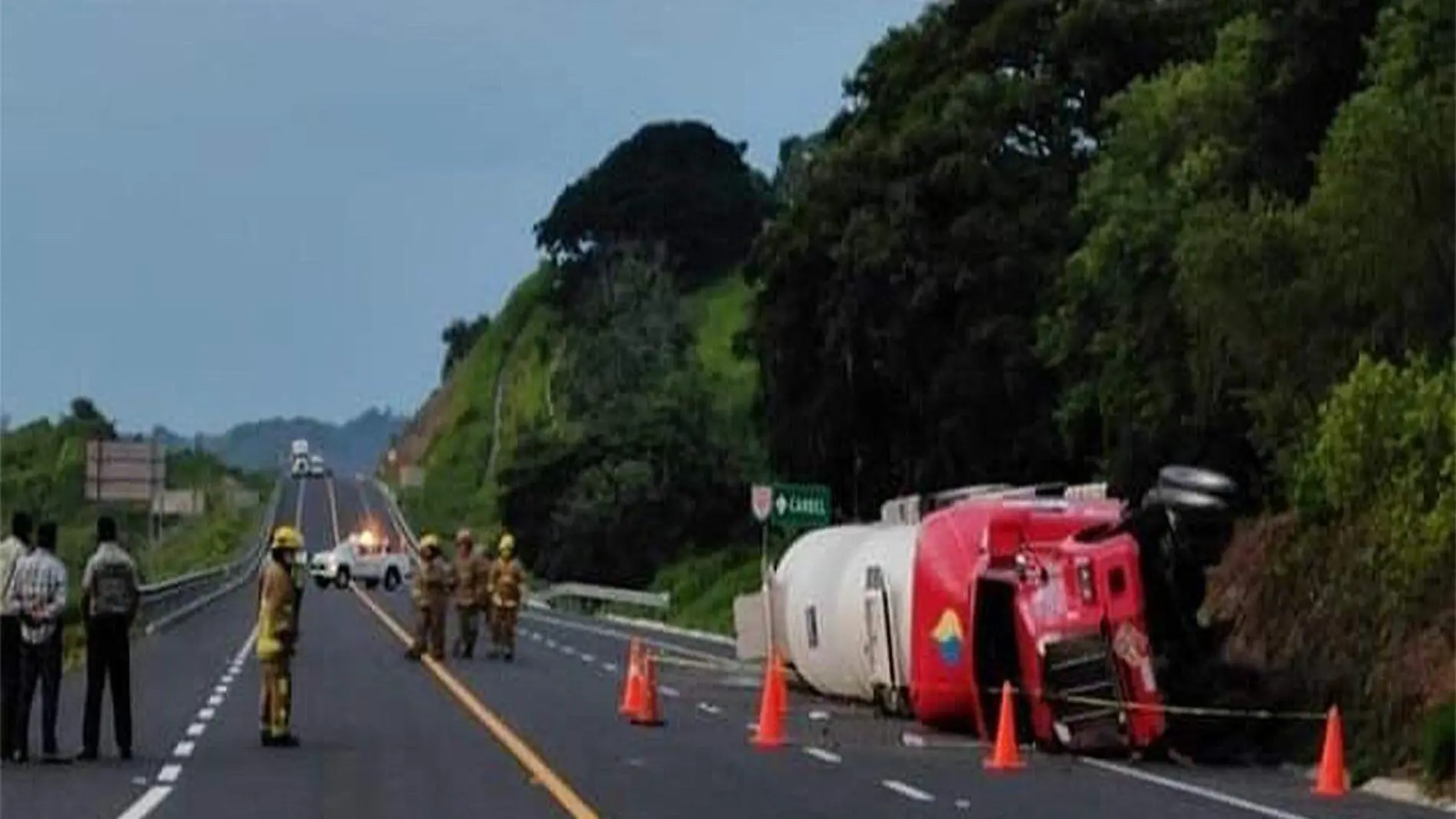 Accidente de tráiler